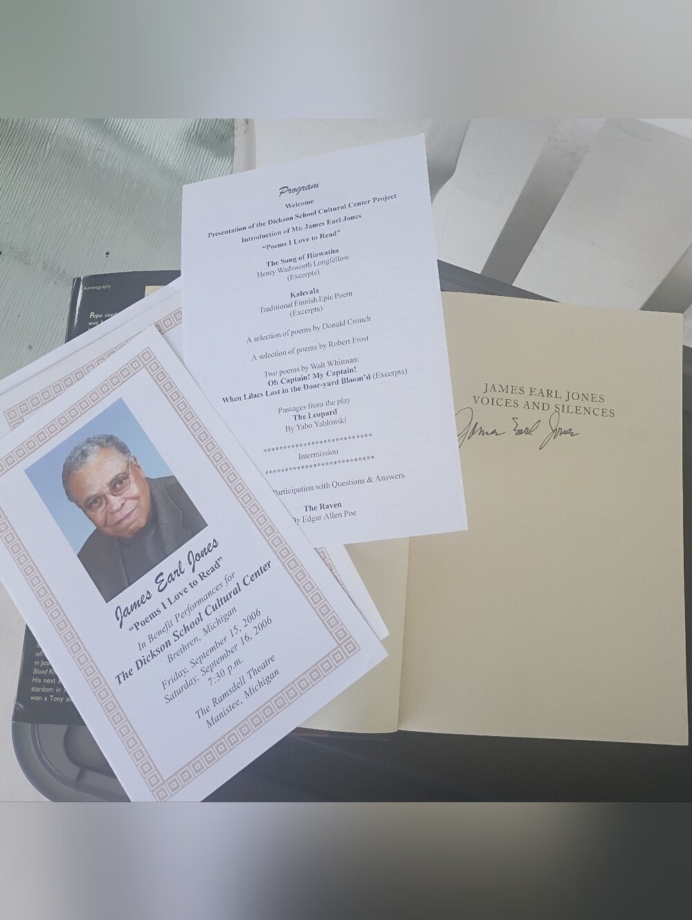 James Earl Jones Signed Copy